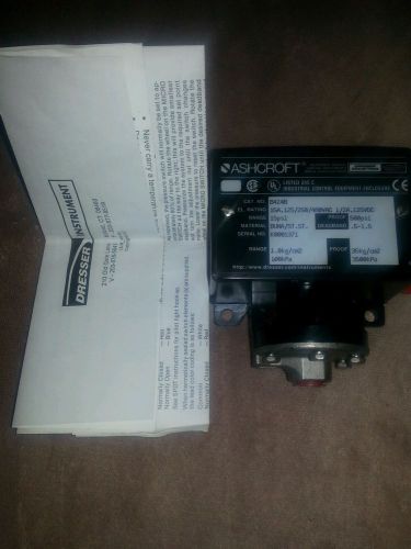 NEW ASHCROFT PRESSURE SWITCH 15 AMP 125-480 VAC MODEL B424B