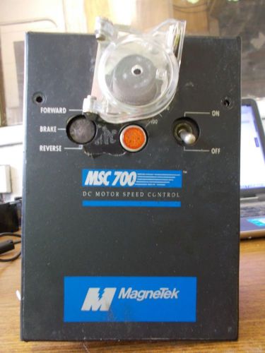 USED MAGNETEK MSC700 CONTROL ADJUSTABLE SPEED DC MOTOR DRIVE D463401