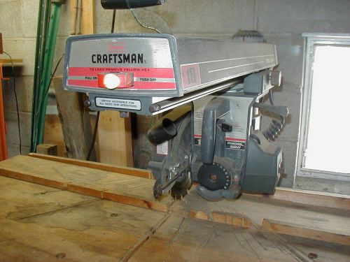 10&#034; Radial Arm Saw, 220v