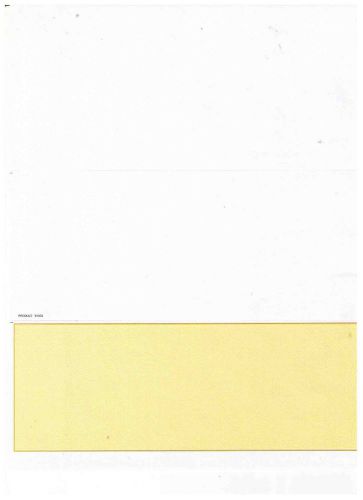 Bottom Blank Laser Security check 2000/case Yellow from Deluxe