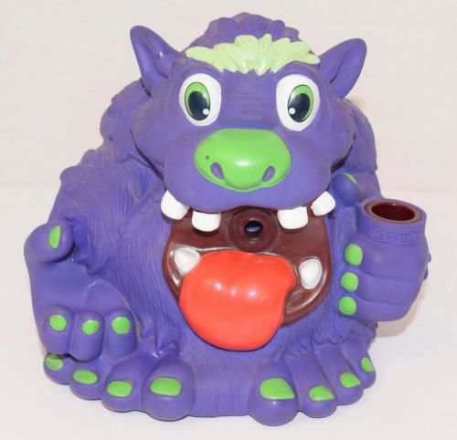 Monster Pencil Sharpener with Burping Sound CRAYOLA Binney &amp; Smith 2006 battery