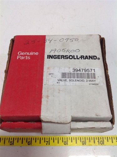 INGERSOLL RAND 110-120V 50/60 HZ 2WAY SOLENOID VALVE 491514P3