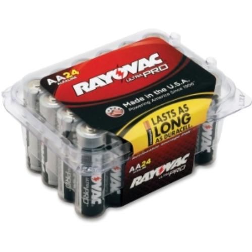 Spectrum Brands ALAA24F Rayovac Alaa-24f Mercury Free Alkaline Batteries, Aa 24