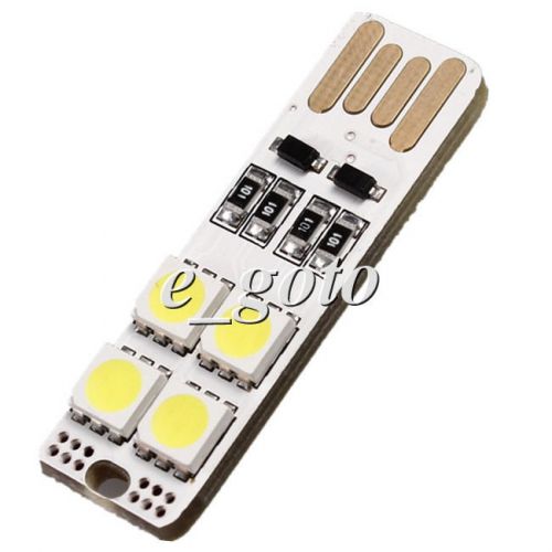 USB LED Light Board Pure White 5050 SMD LED Double-Sided USB Interface ICSI006A