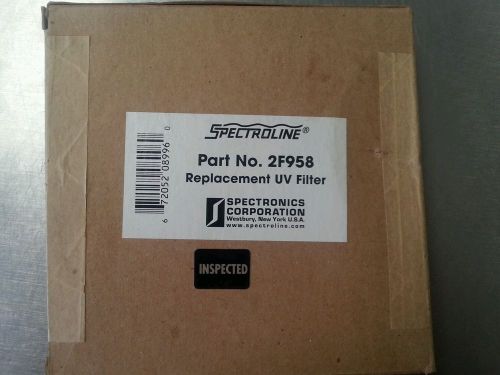 SPECTROLINE 2F958 REPLACEMENT UV FILTER NDE MT PT Blacklight Magnaflux