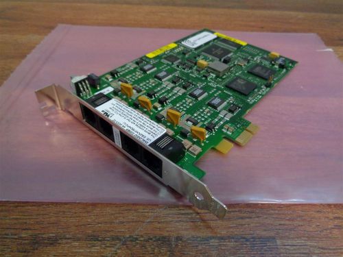 Dialogic D4PCIU4SEW 4-Port Voice/Fax PCIe Card 44-0053-02 D4PCIU4SEQ