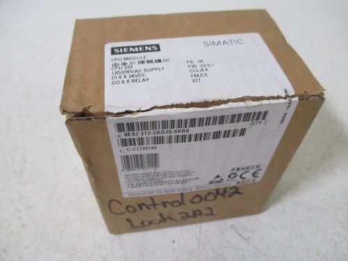 SIEMENS 6ES7 212-1BB23-0XB4 CPU MODULE *NEW IN A BOX*