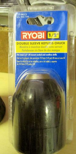 NEW RYOBI 1/2&#034; KEYLESS DRILL CHUCK