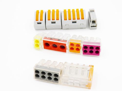 10value 10pcs Wire Connect Terminal Block Household Connectors Terminals Kit