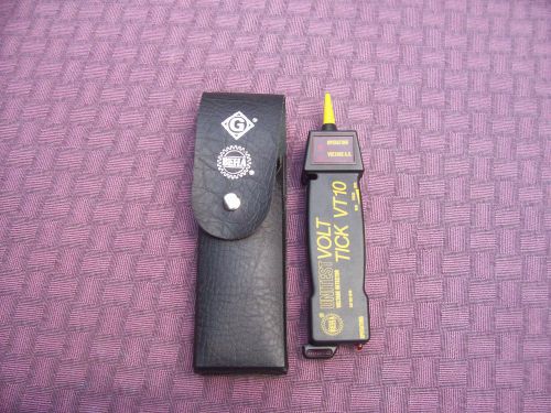 GREENLEE BEHA #2010 VOLT TICK VT10 UNITEST VOLTAGE DETECTOR WITH CASE - NR!!!!!!