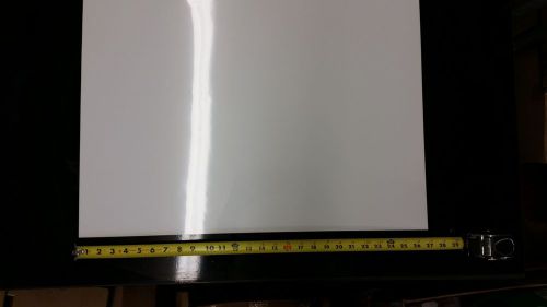 .020&#034; THICK GLOSS WHITE VINYL PLASTIC SHEET 21&#034; x 27&#034; SIGN GRADE LIGHT DIFFUSING