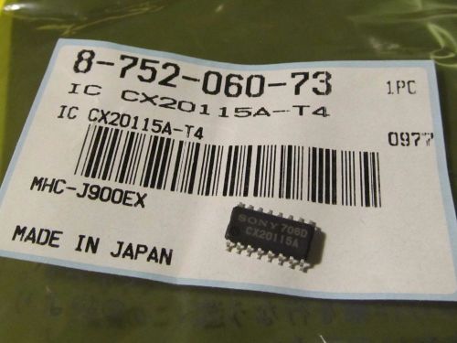 FM/AM Radio,CX20115A-T4,16 Pin SOIC,Sony Part,8-752-060-73,1 Pc