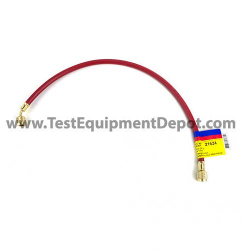 Yellow Jacket 21624 24&#034;, Red, Plus II 1/4&#034; Charging Hose Hose