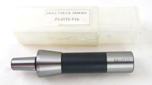 IMPORT 3700-0131 R8-JT33 R8 JT3 Taper Mount Drill Chuck Arbor 1H