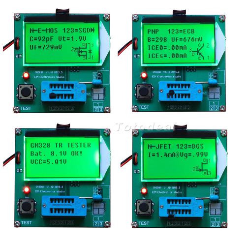 LCD 12864 Mega328 Transistor Tester Diode Triode Capacitance LCR ESR Meter new