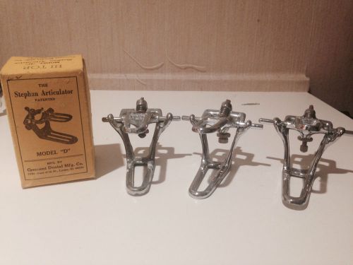 Lot of 4 Dental Articulators