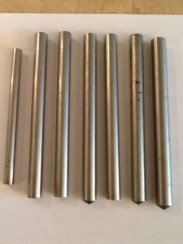 Lot Of 7 HSS Drill Blanks 3/8&#034;- 1/2&#034;- 9/16&#034; 5&amp; 6&#034; Lg.