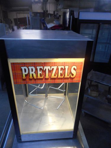 Pretzel warmer cabinet with rotating pretzel holder, 115v, sharp! for sale