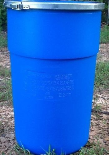 12 gallon food grade drum survivalist prepper food storage barrel bucket w/lid for sale