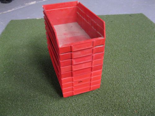 Lot of 30  Akro Mils 30-158 / Quantum Storage Solutions QSB108 Storage Bins Red