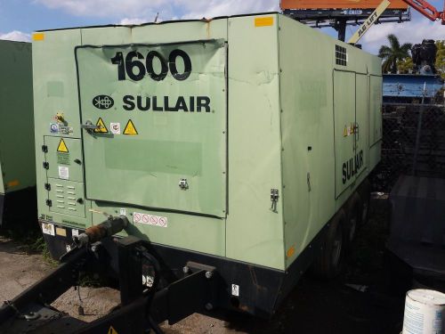 2009 Sullair 1600 Air Compressor 1600 CFM @ 125 PSI Ready 2 Work Original Paint