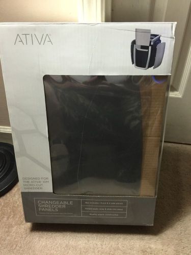 Ativa Changeable Shredder Panels for Ativa 10M Micro-Cut Shredder-Silver