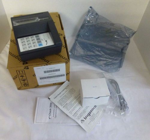 Ingenico Check Verification Terminal eN-Check 3000, 3-1230101, New in Box