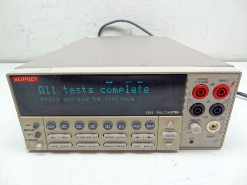 KEITHLEY 2001 7.5 DIGIT PRECISION DMM MULTIMETER MADE IN USA