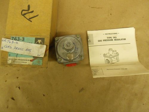 WHITE RODGERS 763-3 GAS PRESSURE REGULATOR