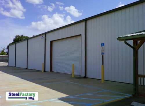 Steel factory mfg 30x60x16 galvanized metal frame storage garage building kit for sale