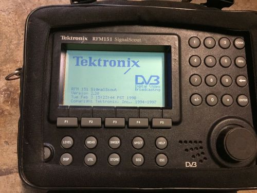 Tektronix RFM151 SignalScout Signal CATV Meter DV3 RFM 151