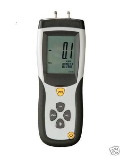 Cem dt-8890 differential air pressure gauge manometer data logger meter tester ! for sale