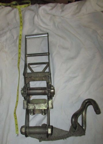 RATCHET FOR  3&#034; STRAP W/ J HOOK  HEAVY DUTY,COMMERCIAL EQUIPMENT/CARGO GRADE