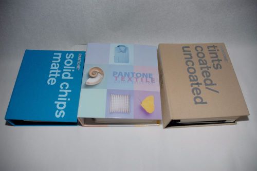 Pantone books x 3