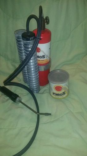 Pyro5 propane torch with extension hose and full can of oxygen sticks!! for sale