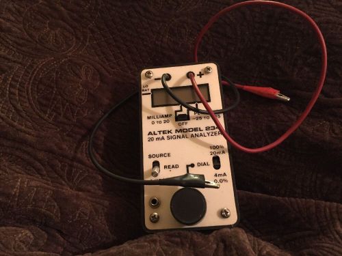 Altek Milliamp Signal Generator Model 234 As Is Need Work