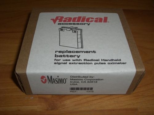 NEW MASIMO RADICAL BATTERY REF# 1315