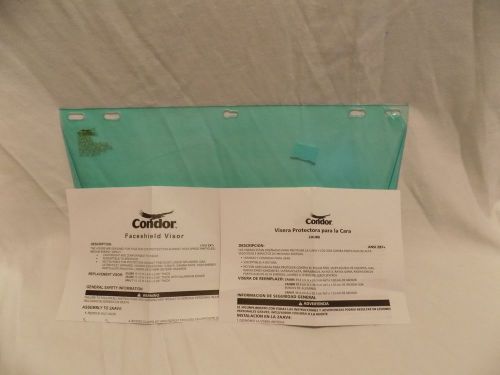 Lot of 3 Condor Protective Face Shield Helmet Guard Headgear Clear Visor (3E1)