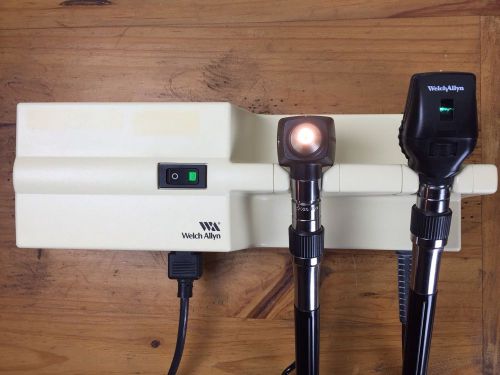 Welch Allyn 767 Transformer 76710 W/ Otoscope 25020A &amp; Ophthalmoscope 11710