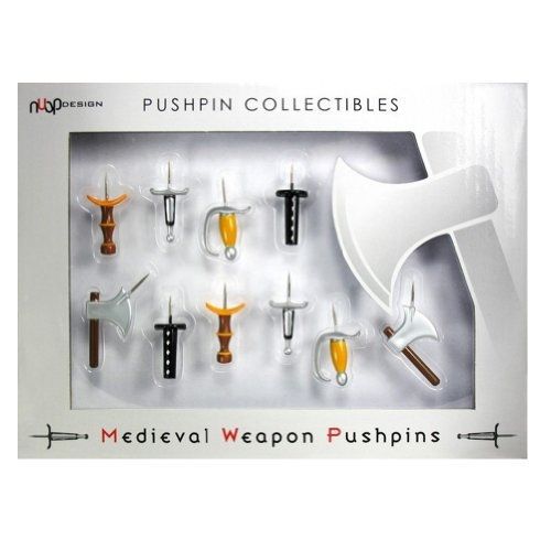 Nuop design medieval weapon push pins for sale