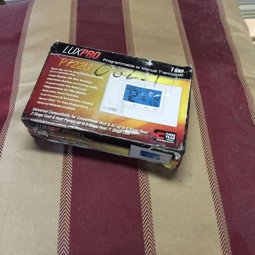 Lux pro p722u thermostat free shipping used for sale