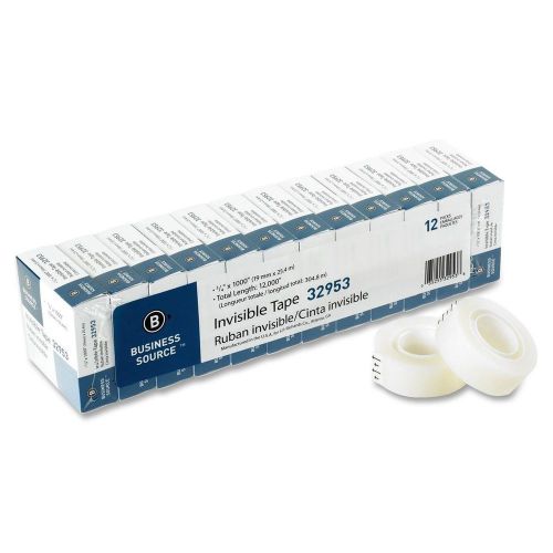 Invisible Tape 1 Core 3/4x1000 12/PK Clear (BSN32953)