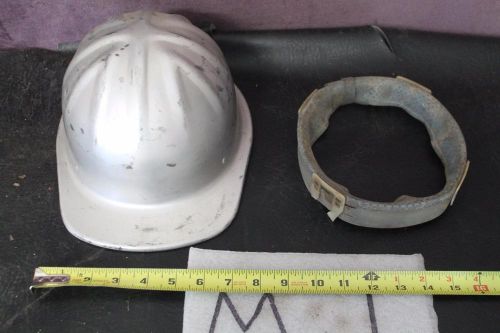 Vintage miners / oil field mcdonald mine safety hard hat ~ aluminum for sale