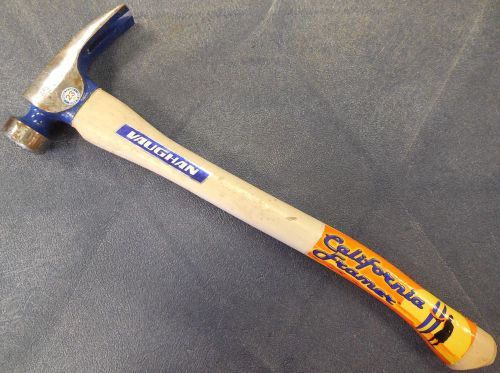 VAUGHAN CF1HC 23oz. Milled Face Curved Handle California Framer Hammer, NOS, USA