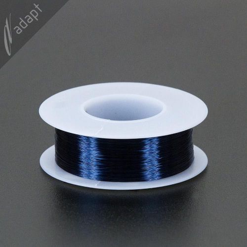 Magnet Wire, Enameled Copper, Blue, 36 AWG (gauge), 130C, ~1/8 lb, 1550&#039;  TPN