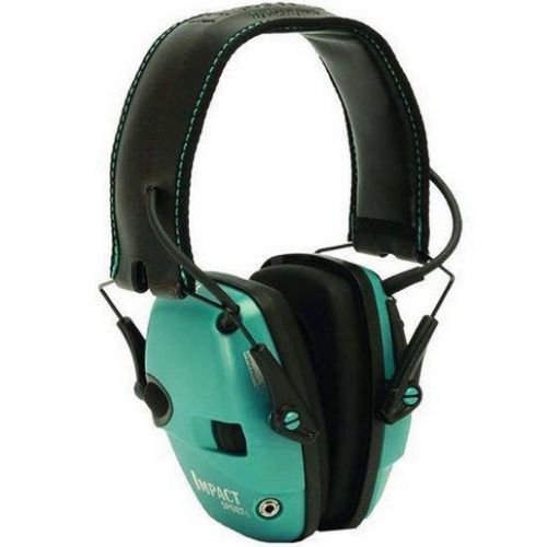 Howard Leight R-02521 Impact Sport Electric Earmuff Teal w/22 Decibel NR Rating