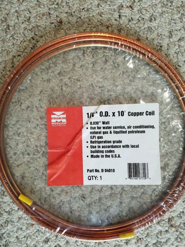 1/4&#034;x10&#039; Util COP Tube,No UT04010,  Mueller Streamline Co