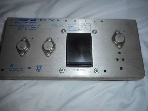 Power-One HCBB-75W-A Power Supply 5VDC 6A ±12VDC, ±15VDC 100/120/220/230/240VAC