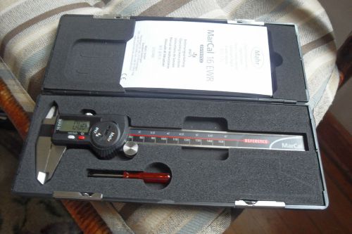 marcal 6&#034; 150 mm govt. roller type digital caliper&amp; case &amp; info# 236