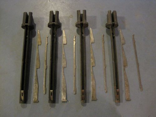 LOT OF 4 SUNNEN SL MANDRELS WITH WEDGES/SHIMS .720, .780, .900 &amp; .960